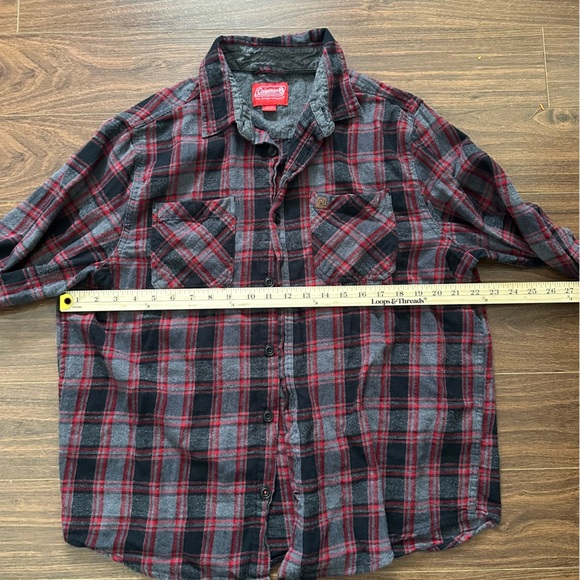 Coleman Red and Gray Flannel Shirt - Picture 3 of 5